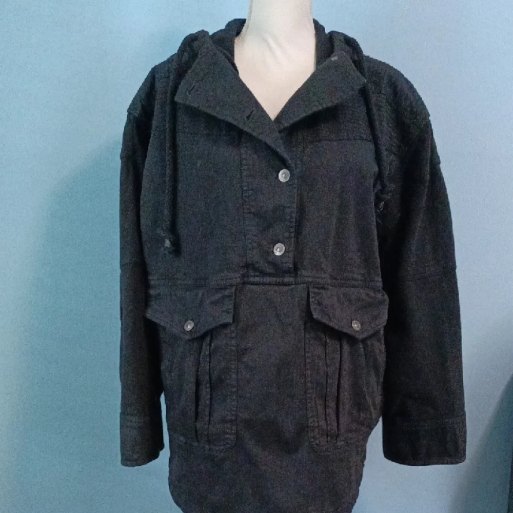 Free People | We The Free Marlie Washed Black Utility Jacket - Picture 6 of 7